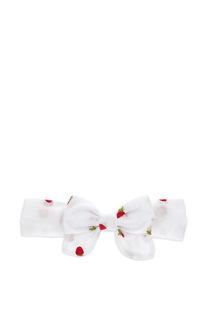 cerchietto in cotone bianco MONNALISA KIDS | 39G00779449944